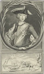 Portrait of the Tsar Peter III of Russia 1728-1762, c. 1750