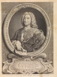 Portrait of the mathematician Johann Bernoulli