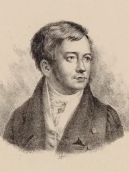 Portrait of the organist and composer Friedrich Schneider