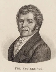 Portrait of the Organist and Composer Friedrich Schneider