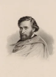Portrait of the violinist and composer Anton Wallerstein