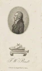 Portrait of the violinist and composer Friedrich Wilhelm Rust, c. 1800