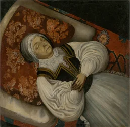 Posthumous Portrait of K. Horvath-Stansith, born Kiss