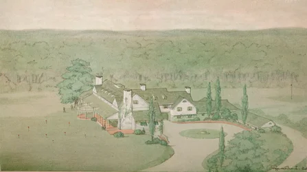 Preliminary study for the Oakland Golf Club, Bayside, New York