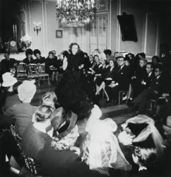 Presentation of the Spring Collection of French Fashion Designer Jacques Fath, Paris