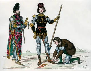Prince, Squire and Valet, 15th Century 1882-1884