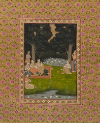 Princely Ascetic in the Forest Visited by Ladies