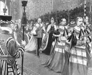 Princess Alexandra at the Opening of King Edward VII