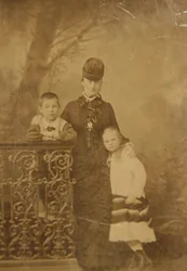 Princess Ekaterina Mikhailovna Yurievskaya with Children Georgy and Olga