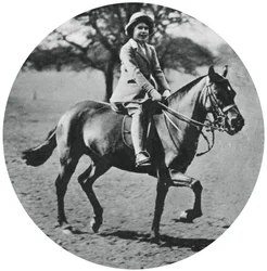 Princess Elizabeth on horseback, Windsor Great Park