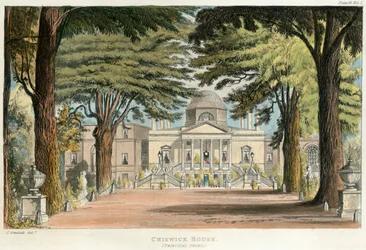 Principal front of Chiswick House, Hounslow, London
