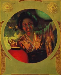 Printed with Shackells Bi-Color Lake & Blue