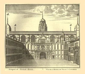 Prospect of the London Guildhall