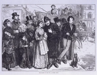 Public Witness of the Solar Eclipse, London, c1870