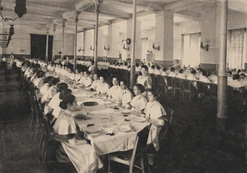 Pupils of the Smolny Institute for Noble Maidens in the Canteen