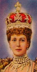 Queen Alexandra, consort of King Edward VII, at her coronation, 1902 1935