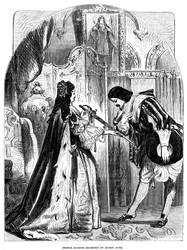 Queen Anne (1665-1714) Receiving Prince Eugene (1663-1736) of Austria