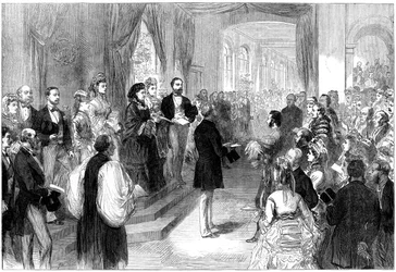Queen Victoria opening St Thomas Hospital, London, 1871