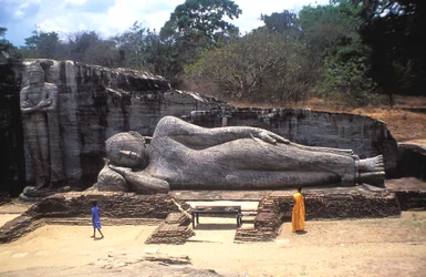 Reclining Buddha, Gal Vihare, Sri Lanka