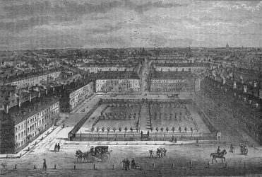 Red Lion Square, London, in 1800