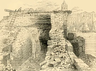 Remains of the Chapel of St. Thomas, Old London Bridge