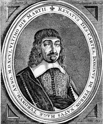 Rene Descartes, French philosopher and mathematician, 1672