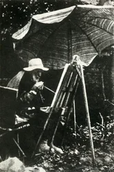 Renoir Painting Outdoors