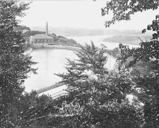 Reservoir, Eden Park, Cincinnati, Ohio, USA, c1900