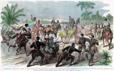 Return of a Foraging Party to Baton Rouge, Louisiana, American Civil War