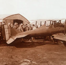 Return of fighter plane