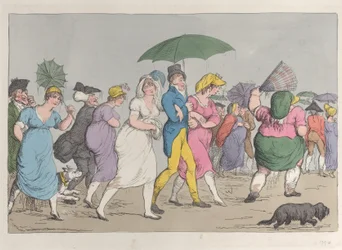 Returning from the Review Loyal Ducking, June 1800