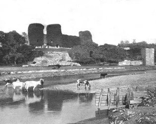 Rhuddlan Castle, Denbighshire, Wales