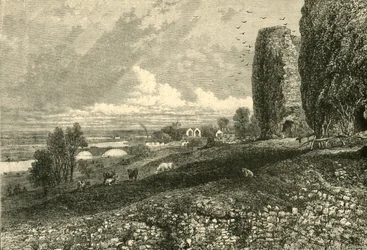 Rhuddlan Castle and Marshes