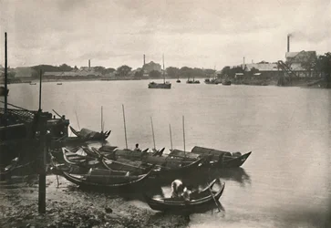 Rice Mills on the Poozoondoung Creek, Rangoon