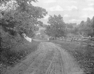Road Alongside the Brandywine, Pennsylvania, USA