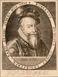 Robert Dudley, 1st Earl of Leicester, 1532-1588, English nobleman, 1889