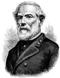 Robert E Lee, Confederate general of the American Civil War