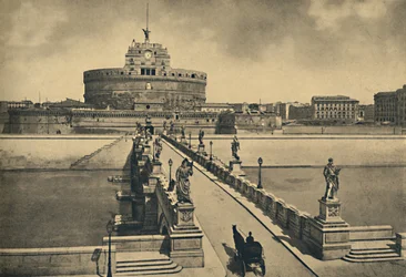 Rome - Bridge and Castle of St. Angelo