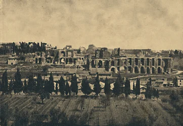 Roma - Grand Remains of the Substructures of the Palace of Septimius Severus
