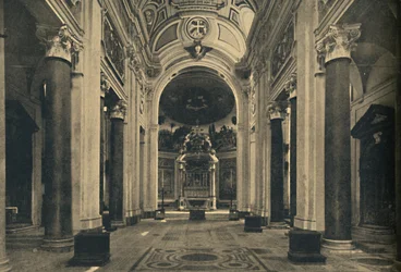 Interior of the Basilica of the Holy Cross of Jerusalem, 1910