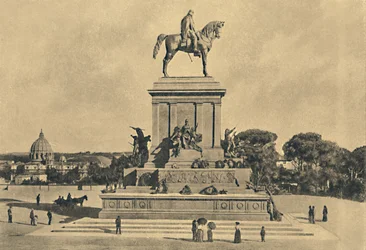 Monument to Garibaldi, by Emilio Gallori, 1895, 1910