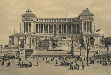 Rome - Piazza di Venezia. Monument to Victor Emmanuel II