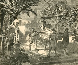Roman Garden Scene, 1890