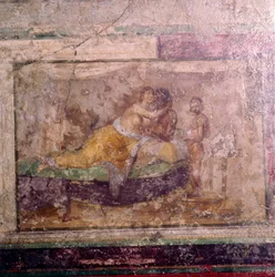 Roman Wall Painting, Rome, 1st Century