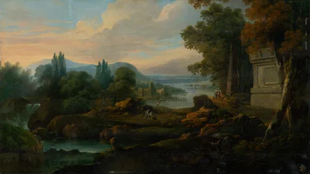 Romantic Landscape with a Sea Bay