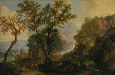 Romantic Landscape with Staffage