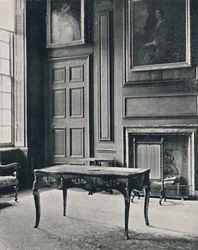 Room at Boughton House, with Chimney-Piece of the Early 18th Century