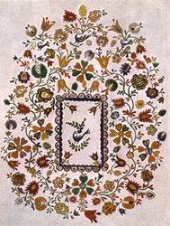Room Painting, Moravia, Czechoslovakia