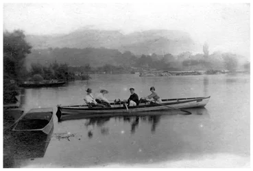 Rowing on a Lake, c1900-1919
