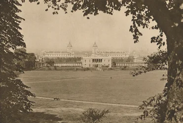 Royal Naval College at Greenwich, Once a Hospital for Disabled Sailors, c1935